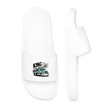 King of the Road - Men’s Pool Sliders - white - Front