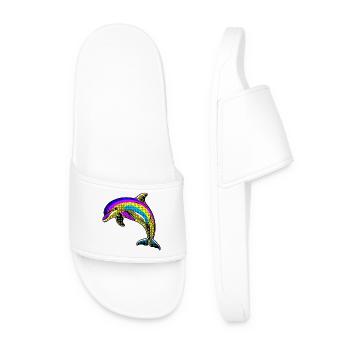 Dauphin - Claquettes Homme - blanc - Devant