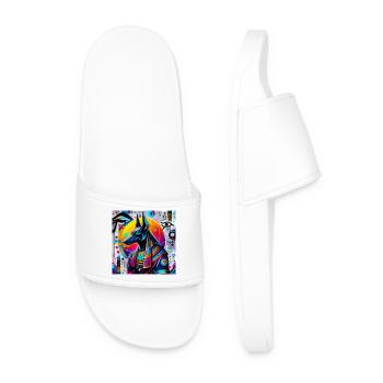 Anubis - Men’s Pool Sliders - white - Front