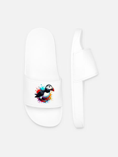 Macareux - Claquettes Homme - blanc
