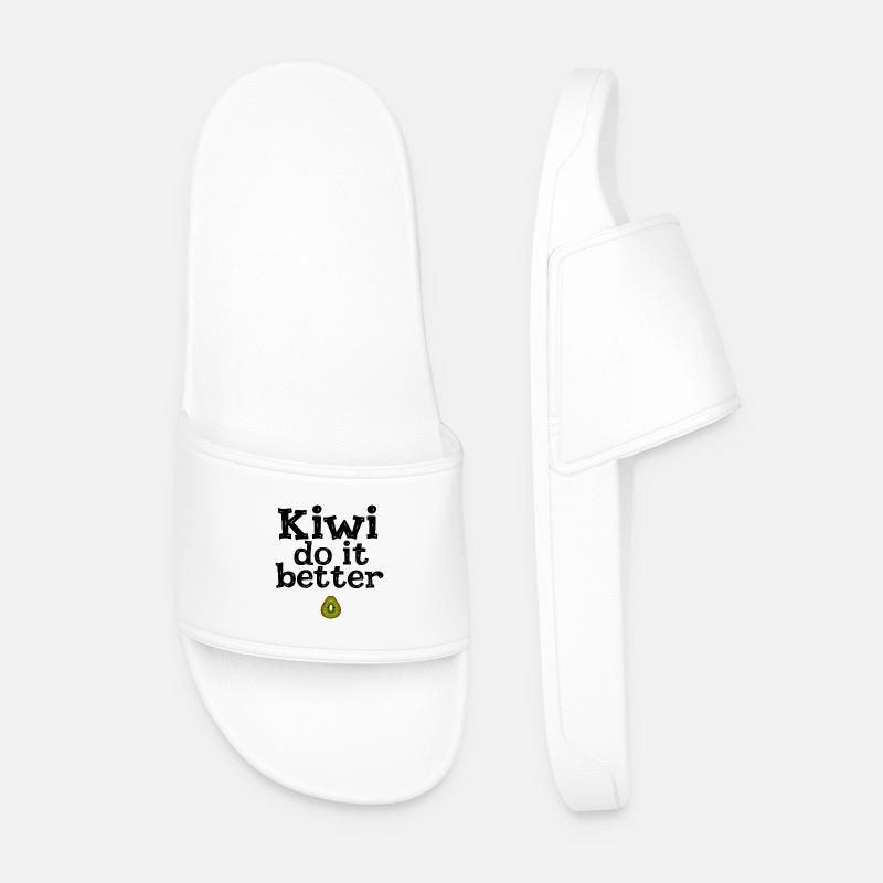 Kiwi Do It Better - Männer Badelatschen - Weiß