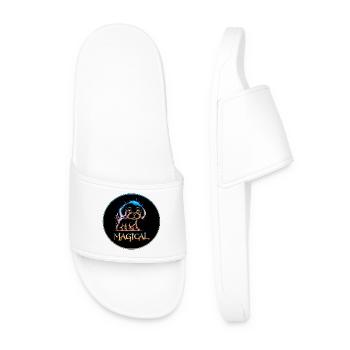 Chiot Magique - Claquettes Homme - blanc - Devant