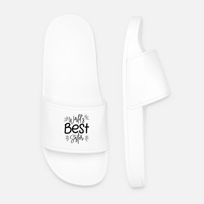 Beste Schwester - Männer Badelatschen - Weiß