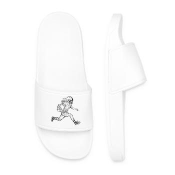 Football Girls - Men’s Pool Sliders - white - Front