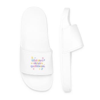 Bébé dort, victoire pour les parents ! - Claquettes Homme - blanc - Devant