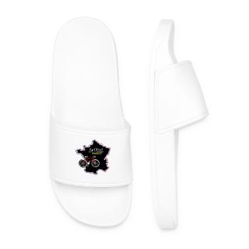 Le Tour - Men’s Pool Sliders - white - Front