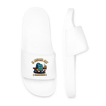 I sigh at - Men’s Pool Sliders - white - Front