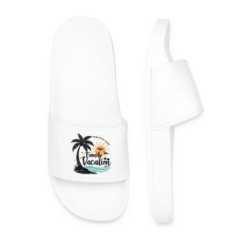 Family Vacation 2025 Beach Matching Family Summer - Claquettes Homme - blanc - Devant