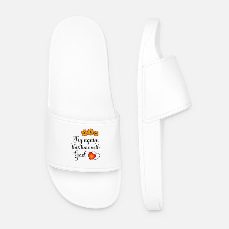 Try again - Men’s Pool Sliders - white