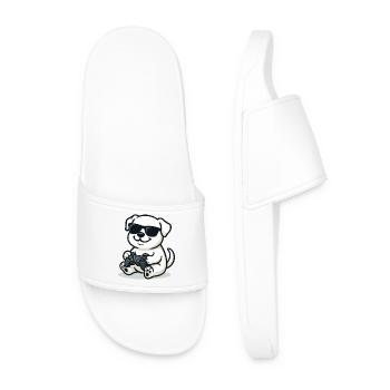 Controller Pup - Men’s Pool Sliders - white - Front
