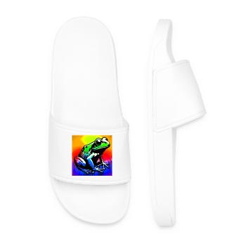 frog - Men’s Pool Sliders - white - Front