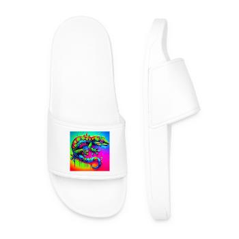 Gecko - Men’s Pool Sliders - white - Front