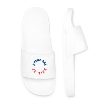 Logo of the competition of jousting - Men’s Pool Sliders - white - Front