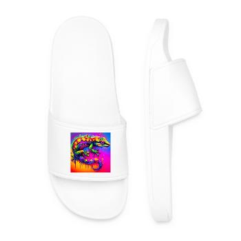 Gecko - Men’s Pool Sliders - white - Front