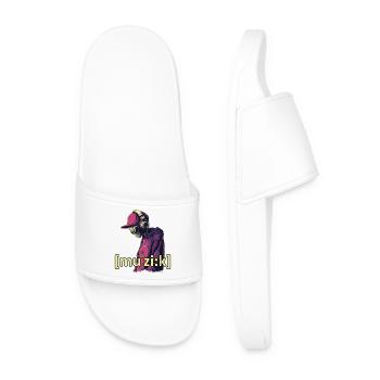 Alien Music - Men’s Pool Sliders - white - Front