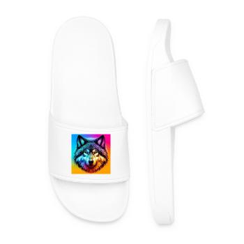 Loup - Claquettes Homme - blanc - Devant