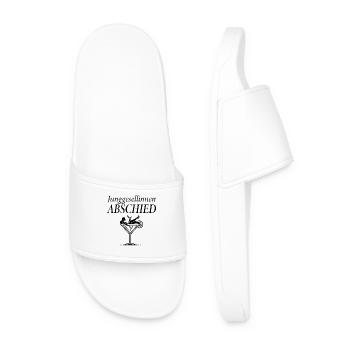 Hen Party – Martini Celebration - Men’s Pool Sliders - white - Front