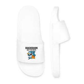 Requin mignon avec des puces - Claquettes Homme - blanc - Devant