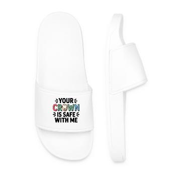 Dental Lab Technician Bridge  - Men’s Pool Sliders - white - Front