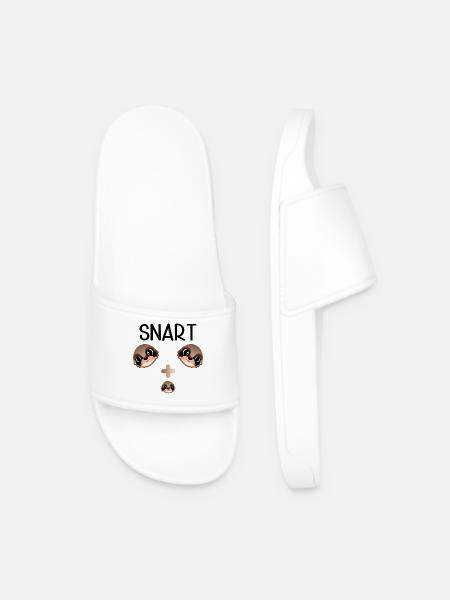 Soon to have a child - Men’s Pool Sliders - white