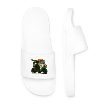 India Tuk-Tuk – Street Race Edition - Men’s Pool Sliders - white - Front