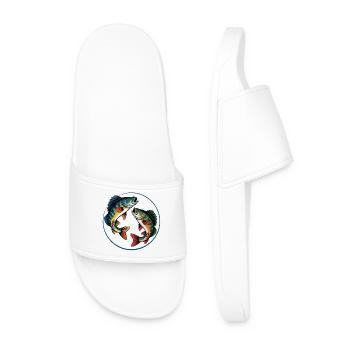 Deux perchoirs de saut - Claquettes Homme - blanc - Devant