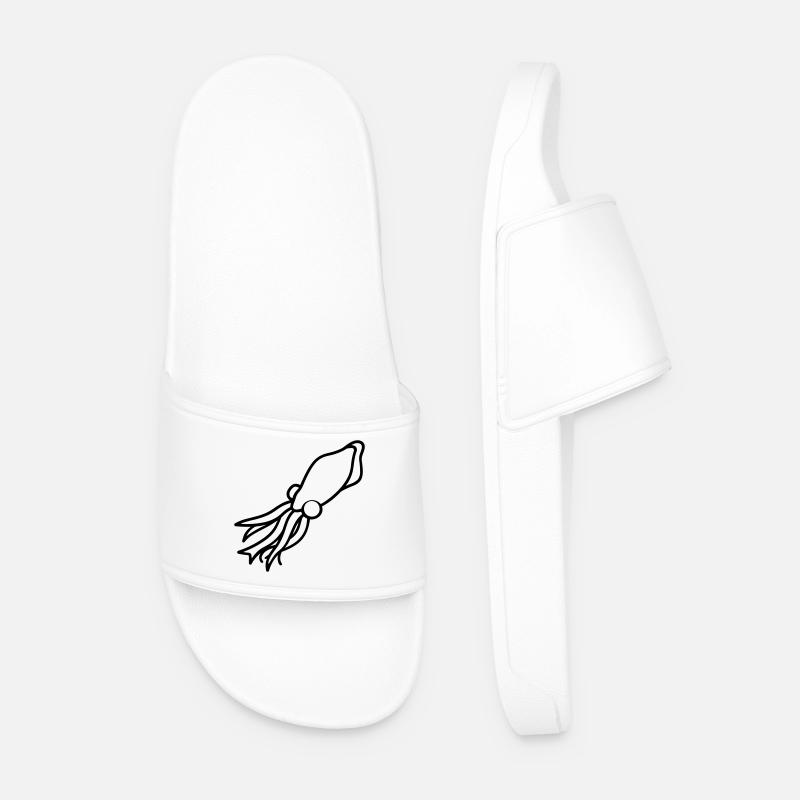 squid - Men’s Pool Sliders - white