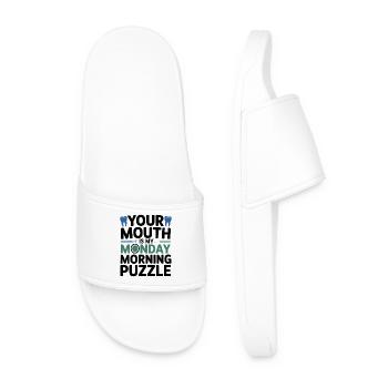 Dental Professional Life Clinical Team  - Men’s Pool Sliders - white - Front
