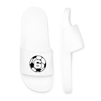 Issue 6 football - 6th anniversary - Men’s Pool Sliders - white - Front