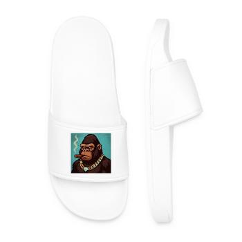 Singe cigare - Claquettes Homme - blanc - Devant