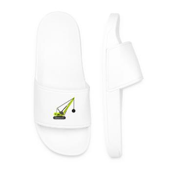 Grue à billes de démolition - Claquettes Homme - blanc - Devant