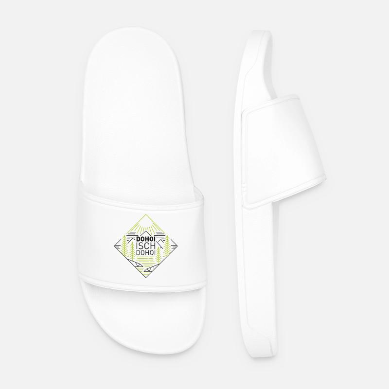 Dohoi isch dohoi - Männer Badelatschen - Weiß