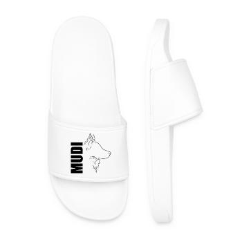 Mudi Profile Chien Chien Wilsigns - Claquettes Homme - blanc - Devant