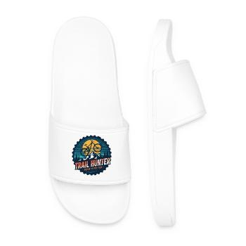 Trail Hunter Badge Pursuit of the Peak MTB Bike - Men’s Pool Sliders - white - Front