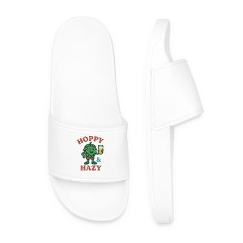 Hoppy & Hazy Hop Figurine - Men’s Pool Sliders - white - Front