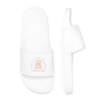 Club des mamans filles, esthétique rose de filles cool - Claquettes Homme - blanc - Devant