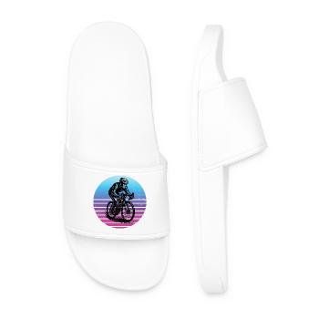 Compact road bike design for road bike - Men’s Pool Sliders - white - Front