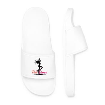 Pole Dance Pole Dancer Aesthetic Gift - Men’s Pool Sliders - white - Front