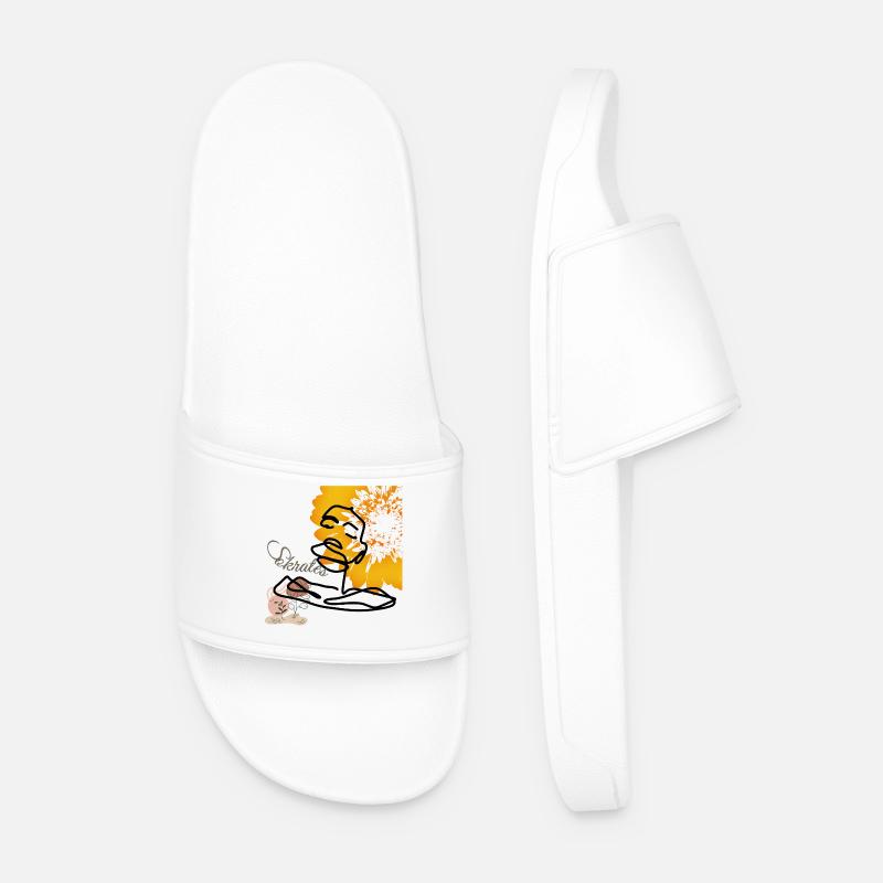 Sokrates Boho  Seele - Männer Badelatschen - Weiß