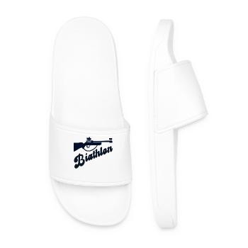 Winter Sports Biathlon - Men’s Pool Sliders - white - Front