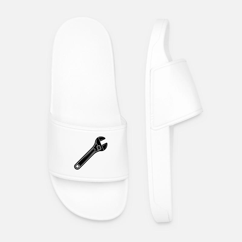 Adjustable wrench - Men’s Pool Sliders - white