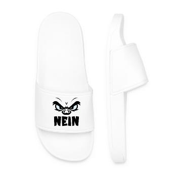 CANCELLATION ATTITUDE NO - Men’s Pool Sliders - white - Front