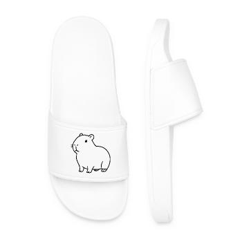 Capybara capybara black - Men’s Pool Sliders - white - Front