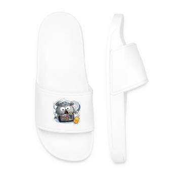 Camera Panda Chaos - Claquettes Homme - blanc - Devant