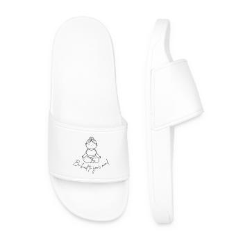 Be kind to you mind - Men’s Pool Sliders - white - Front