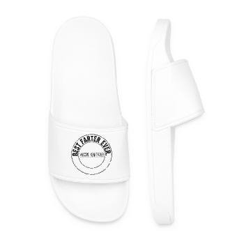 Best fart ever – Oops, I meant dad - Men’s Pool Sliders - white - Front
