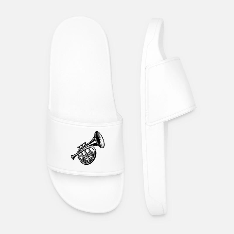 Mellophon - Männer Badelatschen - Weiß