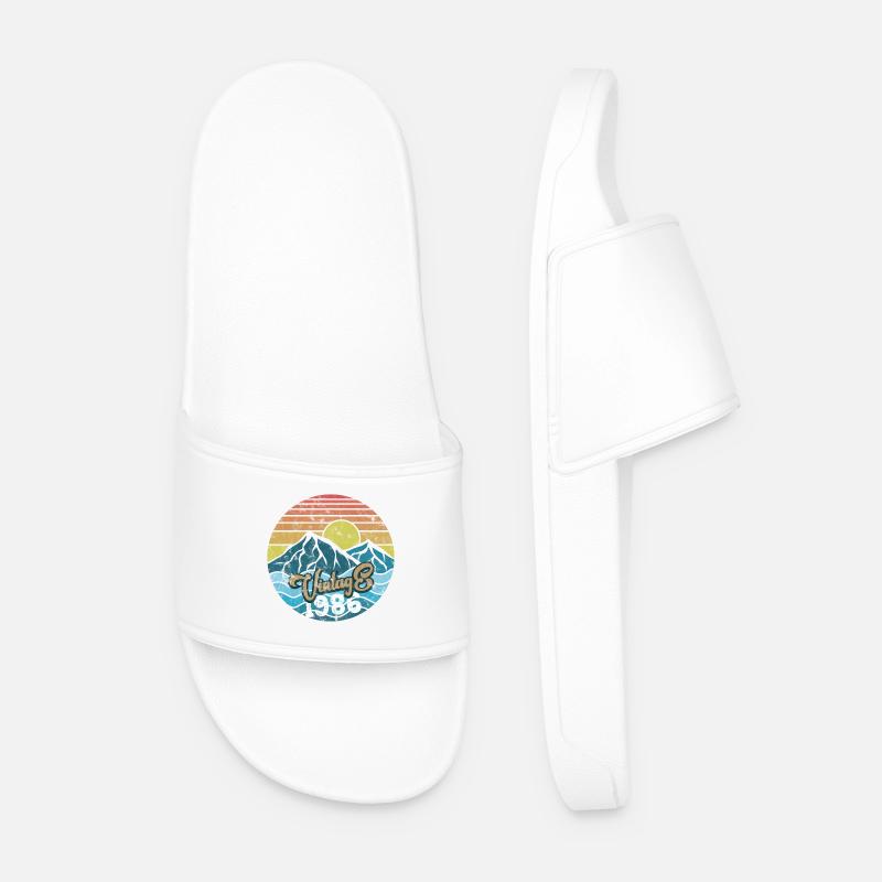 Funktastic since 1986 - Männer Badelatschen - Weiß