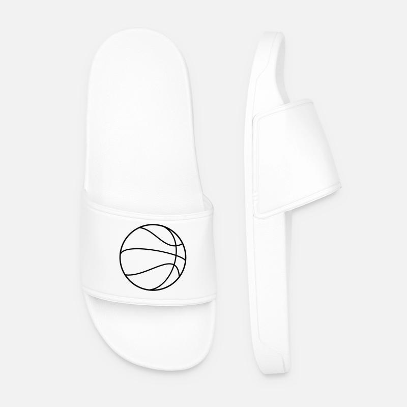 Basketball - Männer Badelatschen - Weiß