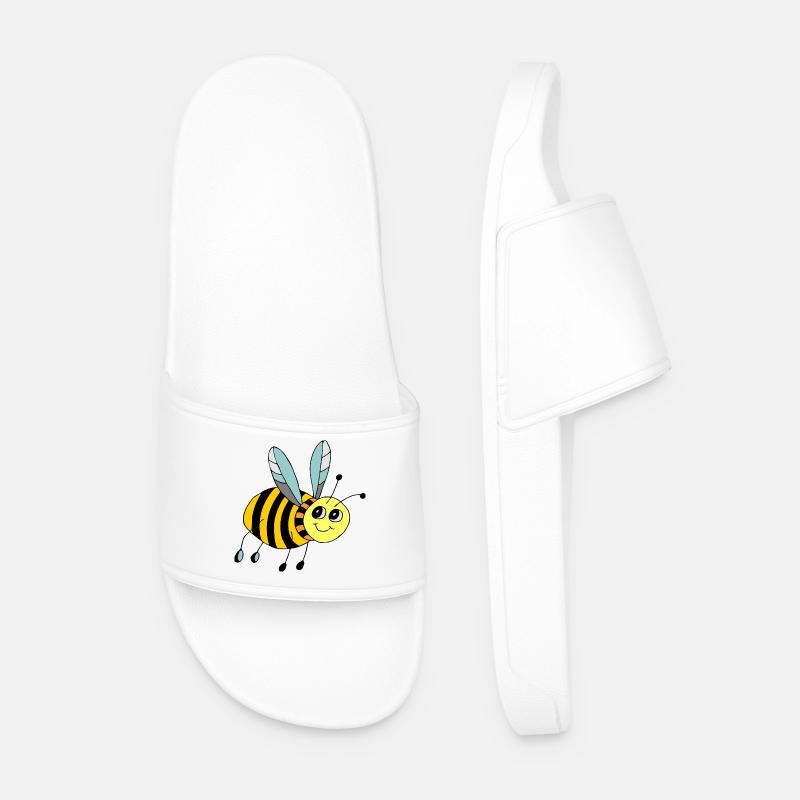 Insekten - Männer Badelatschen - Weiß